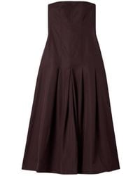 Kallmeyer - Pleated Wool-Blend Twill Midi Dress - Lyst
