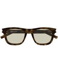 Saint Laurent - Rectangle-Frame Sunglasses - Lyst