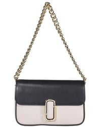 Marc Jacobs - Logo Plaque Chained Shoulder Bag - Lyst