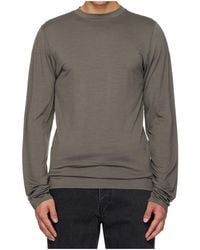 Rier - Crew Neck Knitted Wool T-Shirt - Lyst