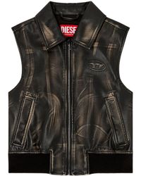 DIESEL - G-Inko Sleeveless Jacket - Lyst