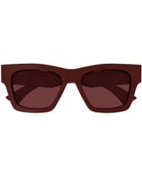 Gucci - Logo-Lettering Sunglasses - Lyst