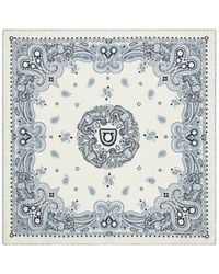 Ferragamo - Arabesque Print Silk Scarf - Lyst