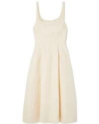 Chloé - Chloé Sleeveless Midi Dress - Lyst
