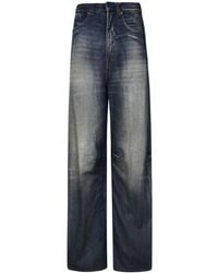 MM6 by Maison Margiela - Straight Leg Jeans - Lyst