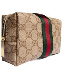 Gucci - Medium Cosmetic Case With Web - Lyst