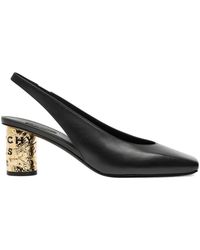 Givenchy - Tape-Effect Slingback Leather Pumps - Lyst