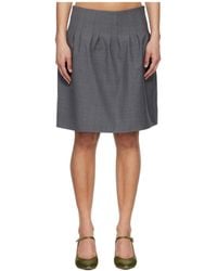 ShuShu/Tong - Low-Waisted Pleated Mini Skirt - Lyst