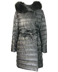 Max Mara - Long Hooded Down Jacket - Lyst