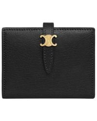 Celine - Bi-Fold Card Holder Triomphe Pontet - Lyst