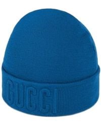 Gucci - Logo-Embossed Wool Beanie - Lyst