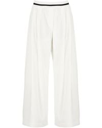 Brunello Cucinelli - Wide-Leg Joggers - Lyst