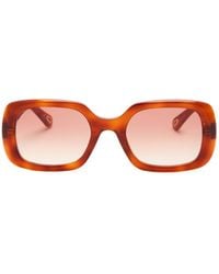 Chloé - Marcie Square-Frame Sunglasses - Lyst
