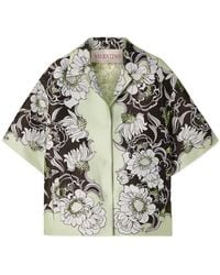 Valentino - Floral-Print Sequin-Embellished Jacket - Lyst