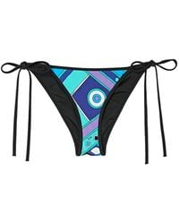 PUCCI - Pucci Vivara Low-Rise Tie Bikini Briefs - Lyst