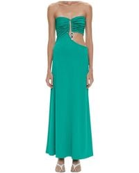 Christopher Esber - Droplet Crystal Pendant Strapless Dress - Lyst