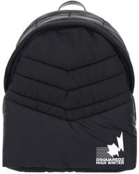DSquared² - Padded Logo-Print Backpack - Lyst