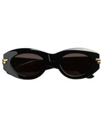 Bottega Veneta - Eyewear Cat Eye Frame Sunglasses - Lyst