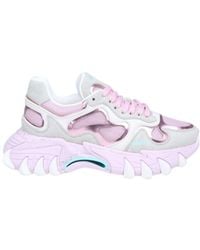 Balmain - B-East Lace-Up Sneakers - Lyst