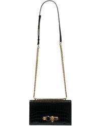 McQueen - Jewelled Satchel Crossbody Bag - Lyst