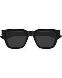 Saint Laurent - Eyewear Rectangle Frame Sunglasses - Lyst