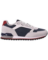 BOSS - Panelled Sneakers - Lyst