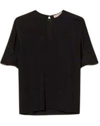 Twinset - Embroidered Detail T-Shirt - Lyst
