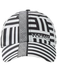 Versace - Greca Print Baseball Cap - Lyst