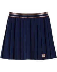 Miu Miu - Pleated Mini Skirt - Lyst