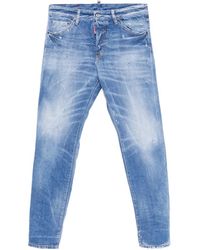 DSquared² - Distressed Straight-Leg Cool Guy Jeans - Lyst
