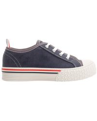 Thom Browne - Round-Toe Lace-Up Sneakers - Lyst