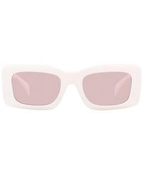 Versace - Eyewear Rectangular Frame Sunglasses - Lyst