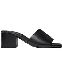 Courreges - Courrèges Shadow Open-Toe Mules - Lyst