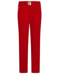 Marella - Straight-Fit Belted Trousers - Lyst