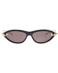 Bottega Veneta - Knot Cat Eye Sunglasses - Lyst