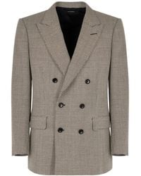 Tom Ford - Double-Breasted Blazer - Lyst