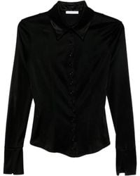 Patrizia Pepe - Pointed-Collar Blouse - Lyst
