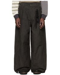 Song For The Mute - Casual Pants With Belt Loops - Lyst