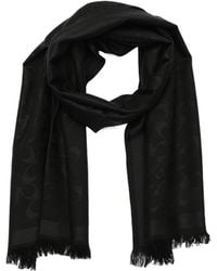 COACH - Dark Pattern Monogram Fringed Long Scarf - Lyst