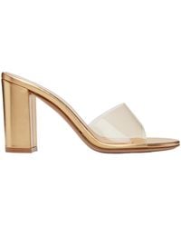 Gianvito Rossi - Glass Block Open-Toe High-Heeled Sandals - Lyst