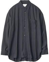 Ssstein - Oversized Twill Shirt - Lyst