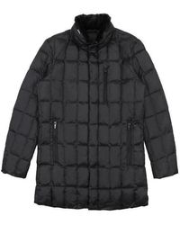 Armani Collezioni - Medium And Long Style Plaid Down Jacket - Lyst