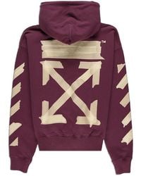 Off-White c/o Virgil Abloh - Tape Arrows Print Hoodie - Lyst