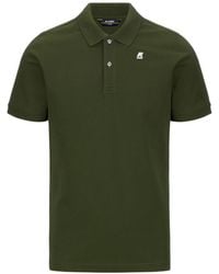 K-Way - Two-Button Logo Polo Shirt - Lyst