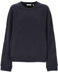 Off-White c/o Virgil Abloh - Crewneck Long-Sleeved Sweatshirt - Lyst