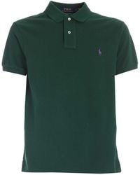 Polo Ralph Lauren - Logo Embroidered Short-Sleeved Polo Shirt - Lyst