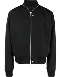 Jil Sander - Zip-Up Long-Sleeved Bomber Jacket - Lyst