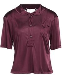 Maison Margiela - Solid-Color Short-Sleeved T-Shirt - Lyst