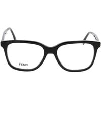 Fendi - Eyewear Square Frame Glasses - Lyst
