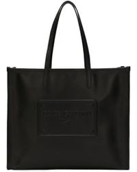Dolce & Gabbana - Logo Embossed Top Handle Bag - Lyst
